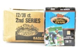 1991 Topps Baseball - 2nd - Partial Case - 11 CT Boxes - 36 Packs Per CT - 12 Per Pack - 4,752 Total