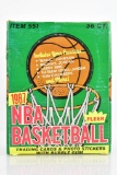 1987 Fleer Basketball - Full CT Wax Box - 36 Sealed Packs - 12 Per Pack - 432 Total Cards
