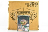 1992 Fleer Basketball - Full Case - 20 CT Boxes - 36 Packs Per CT - 17 Per Pack - 12,240 Total