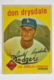 1959 Don Drysdale - Los Angeles Dodgers - Topps #387