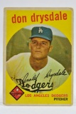 1959 Don Drysdale - Los Angeles Dodgers - Topps #387