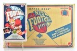 1991 Upper Deck NFL - Full Case - 24 CT Boxes - 36 Packs Per CT - 12 Per Pack - 10,368 Total