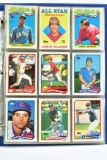 1989 Topps/ Upper Deck Baseball - 63 Total Cards - Sells Together (Comes In Protective Binder)