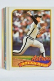 1989-1992 Nolan Ryan - Houston Astros - 47 Total Cards (Sells Together)