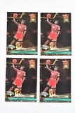 (4) 1992-93 Michael Jordan - Jam Session - Chicago Bulls - Fleer Ultra #216 - Sells Together