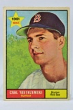 1961 Carl Yastrzemski - ROOKIE - Boston Red Sox - Topps #287