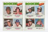 (2) 1977 Rookie Catchers/ Outfielders - Topps #476/ #473