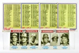 (6) 1978 Team Checklists & 1979 Braves/ Dodgers Prospects - Topps