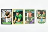 (4) 1986-1988 Jose Canseco - Includes ALL STAR ROOKIE - Oakland A's - Topps #620/ #759/ #370/ #97