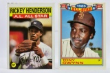 (2) 1986 Rickey Henderson/ Tony Gwynn - ALL STARS -  Topps #716/ 17 Of 22