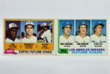 (2) 1981/ 1982 - Future Stars - Expos/ Dodgers - Topps #479/ 681