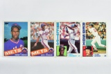 (4) 1984/ 1985 - Wade Boggs/ Darrly Strawberry/ Dwight Gooden - Topps