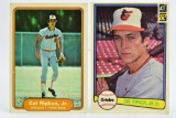 (2) 1982 Cal Ripken Jr. - ROOKIE - Baltimore Orioles - Donruss #405/ Fleer #176
