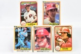 (5) 1981 Steve Carlton/ Pete Rose -  Philadelphia Phillies - Donruss/ Fleer