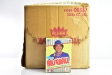 1989 Fleer Baseball -  Full Case - 20 CT Boxes - 36 Packs Per CT - 15 Per Pack - 10,800 Total Cards