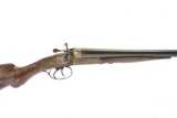 Circa 1880's W. Richards, 12 Ga., Double-Barrel Hammer Shotgun, SN - 6577