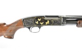 1957 Winchester, Model 42 - Engraved Pigeon Grade, 410 Ga., Pump, SN - 143569