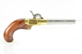 1970's 44 Cal., BP Percussion Muzzleloading Single-Shot Pistol, SN - 1201