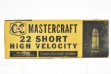 500 Rounds Of Vintage Coast-To-Coast Mastercraft 22 Short High Velocity Caliber Ammo