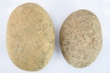 (2) Native American Bolo Stone