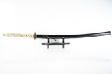 Japanese Samurai Sword W/ Stand