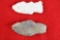 (2) Early Native American Artifacts - Projectile Points - Arrowheads