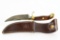 Vintage Olsen UK Hunting Knife - W/ Leather Sheath