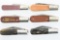 (6) Vintage Barlow Pocket Knives