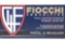 250 Rounds - Fiocchi 38 Special Ammunition - Jacketed Hollow Point - 125 Grain