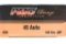 250 Rounds - PMC Bronze 45 Auto Ammunition - Jacketed Hollow Point - 185 Grain