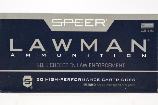 250 Rounds - Speer Lawman 9mm Luger Ammunition - Total Metal Jacket -  147 Grain