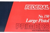 1000 - Federal Large Pistol Primers #150