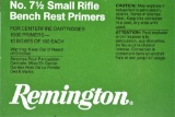 1000 - Remington Small Rifle Bench Rest Primers #7-1/2