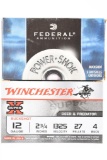 10 Rounds - Winchester/ Federal 12 Gauge Ammunition - Buckshot