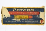 Vintage Ammo - 1 Full Box - Peters Rustless - 401 SL Win. Cal. - Model 1910