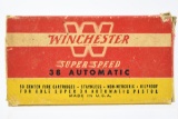 Vintage Ammo - 1 Full Box - Winchester -38 Auto Cal. - Colt Model 1900