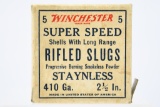 Vintage Ammo - 1 Partial Box - Winchester - 410 Gauge - Rifled Slugs