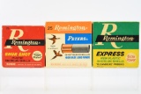 Vintage Ammo - 3 Full Boxes - Remington - 16 & 12 Gauge - Shotshells