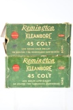 Vintage Ammo - 2 Full Boxes - Remington DuPont  - 45 Colt (Long Colt) Cal. - 250 Grain