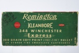 Vintage Ammo - 1 Full Box - Remington DuPont  - 348 Win. Cal. - Express - 200 Grain