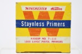 Vintage Primers - 1 Full Box (1000) - Winchester Western - Large Pistol - 