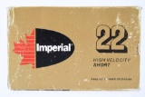 Vintage Ammo - 1 Full Box (500 Total) - Imperial - 22 Short Cal. - High Velocity