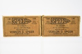Vintage Bullets - 2 Full Boxes - Speer - 25 (.257) Cal. - Soft-Point - 60 Grain