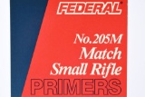 800 Primers - Federal Small Rifle Match - #205M