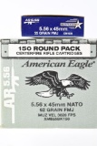 210 Rounds - American Eagle/ Independence 5.56 NATO Ammunition - FMJ - 62/ 55 Grain