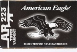 260 Rounds - American Eagle .223 Rem. Ammunition - Tipped Varmint - 50 Grain