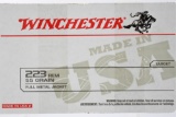 300 Rounds - Winchester USA 223 Rem. Ammunition - Full Metal Jacket - 55 Grain