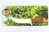Vintage Vilaflor Knife - Mencey Acode - W/ Wooden Sheath
