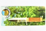Vintage Vilaflor Knife - Boot Ameret - W/ Wooden Sheath