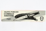 Vintage United Combat Dagger - Elite Forces - W/ Quick Release Sheath